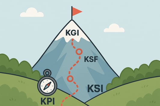 KPI・KGI・KSFの違いと関係性