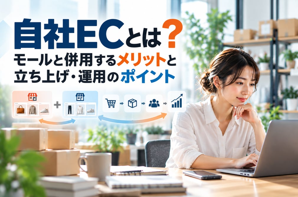 自社ECとは？モールと併用するメリットと立ち上げ・運用のポイント